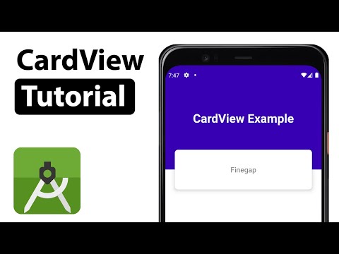 How To Make Cards In Android Studio | CardView Tutorial in Android Studio
