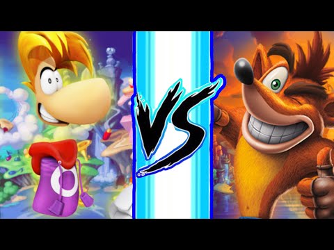 Crash bandicoot vs Rayman universes collide