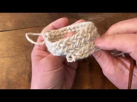 Needle binding part 2 - The Oslo stitch