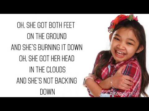 Girl On Fire - Angelica Hale (Lyric video)