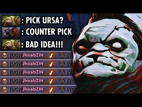 THIS IS HOW Pudge Deal with Counter Pick Ursa Safelane Carry | Genius Pudge