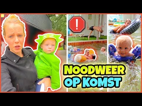 SCHUiLEN VOOR DE STORM EN ZO OVERLEVEN WIJ DEZE WOENSDAGMIDDAG |  Bellinga Vlog #2883