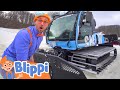 Blippi Visits A Ski Resort Educational Videos For Kids