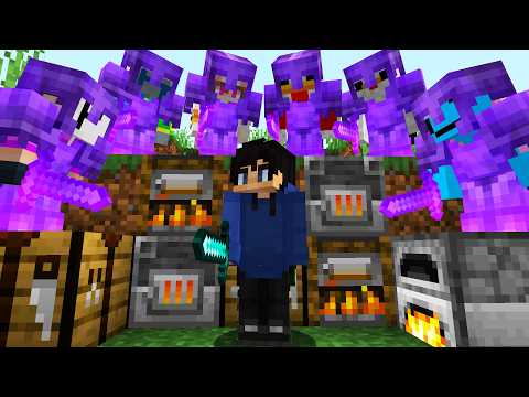 Minecraft Speedrunner VS 6 NETHERITE Juggernauts