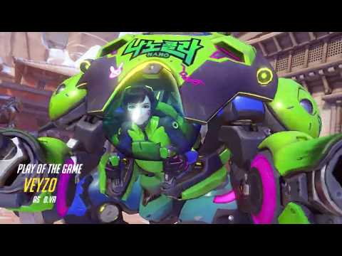 Overwatch Best Moments - INSANE D.Va + Symmetra Tele-Bomb!