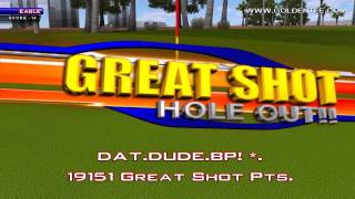 preview picture of video 'Golden Tee Great Shot on Desert Valley!'