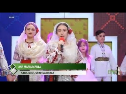 Ana Maria Manea - Satul meu, gradina draga (O seara cu cantec - ETNO TV - 16.11.2021)