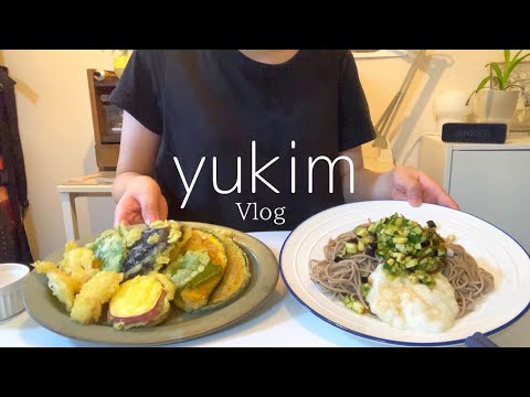 , title : 'SUB) vlog 天ぷらと蕎麦を料理する日常、安くて便利なキッチングッズ'