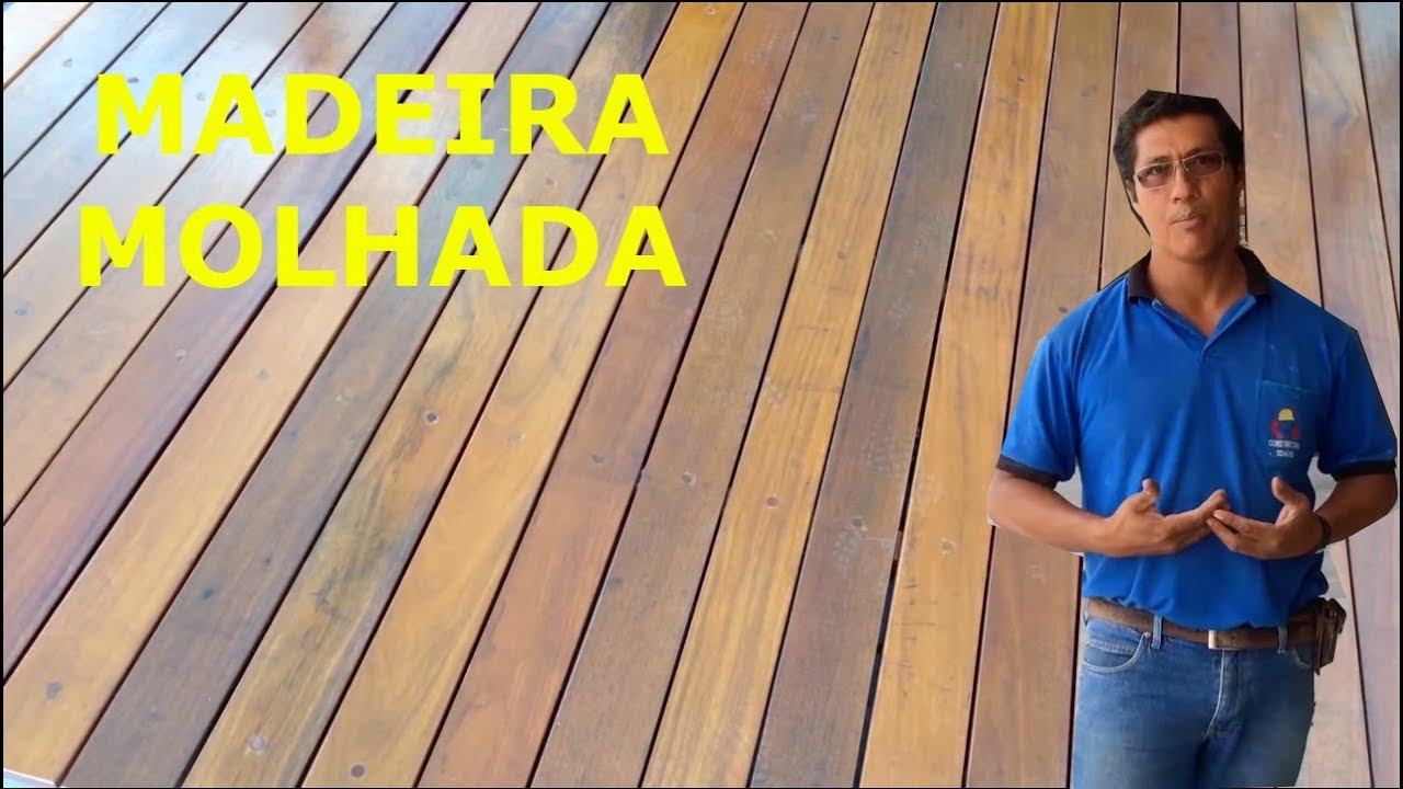 TRABALHO COM MADEIRA PARA ÁREA MOLHADA