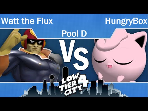 LTC4  - Watt the Flux (C Falcon) vs Liquid`HungryBox (Jigglypuff) Pool D - Melee