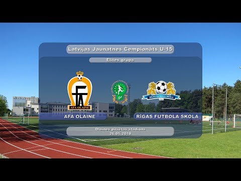 U-15 AFA Olaine - Rīgas Futbola Skola (Highlights)