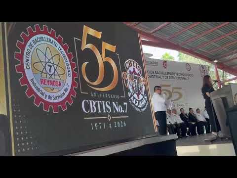 Celebró el CBTIS 7 Reynosa el aniversario de su fundación