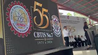 Celebró el CBTIS 7 Reynosa el aniversario de su fundación