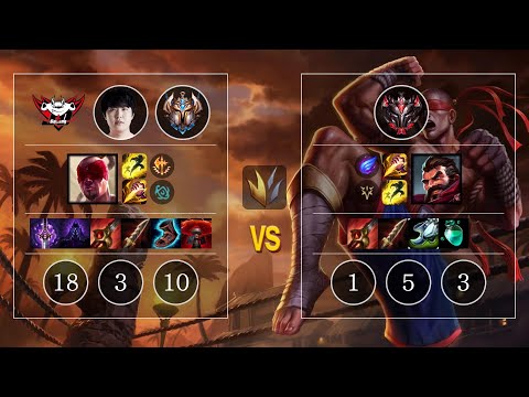 JDG Kanavi Lee Sin vs Graves Jungle - KR Patch 10.12