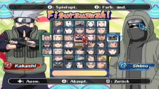 [WII] Naruto Shippuden Clash Of Ninja Revolution 3 All Characters