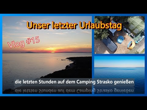 Unser letzter Urlaubstag - Drohnenaufnahmen Camping Strasko - Feuerwerk