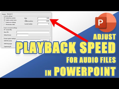 [HOW TO] Adjust PLAYBACK SPEED for AUDIO Files in PowerPoint
