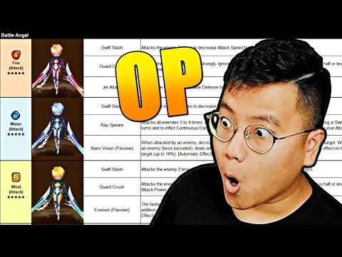 Battle Angels Skills Reveal! Light & Dark 5* Are Ridiculous!!