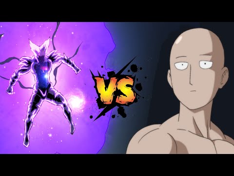 Cosmic Garou VS Saitama ENGLISH DUBBING & Goku VS Vegeta  | One Punch Man & DBZ  Fan Animation