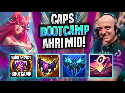 CAPS IS A GOD WITH AHRI IN NA BOOTCAMP! - G2 Caps Plays Ahri Mid vs Yone! | Season 2022