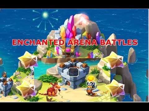Enchanted Arena Battles-Dragon Mania legends | Enchantment materials | Divine materials | dml  HD