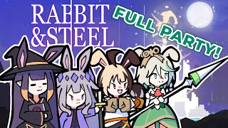 Thumbnail for 【Rabbit and Steel】FULL BUNNY BATTLE PARTY with Ina, Bijou, Gigi! #hololiveenglish