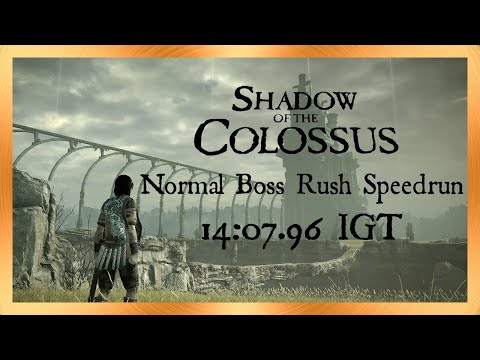 Normal Boss Rush Speedrun - 14:07.96 IGT - Shadow of the Colossus