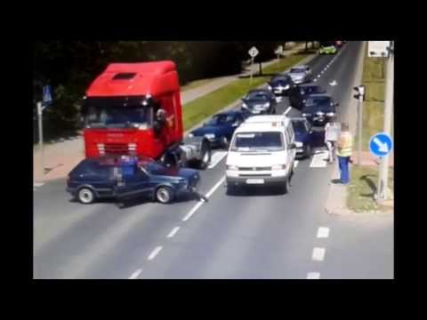Nerwowy kierowca TIR-a w Olsztynie