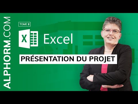 Présentation du projet de la formation EXCEL 2016 Niveau Expert II