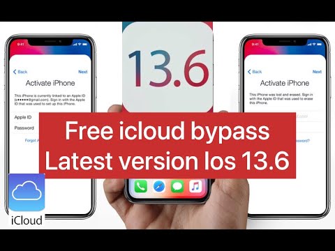 iCloud Bypass Free iOS 13.6  iphone x new method