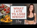 What I Ate In a Day to Lose Weight - 30kgs