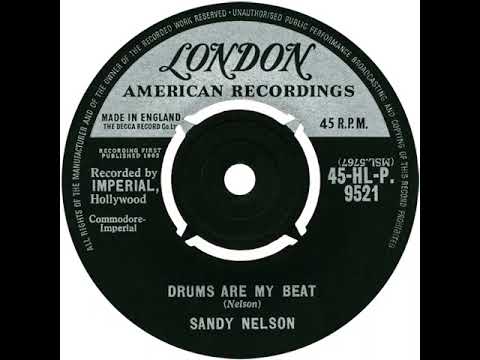 UK New Entry 1962 (70) Sandy Nelson - Drums Are My Beat