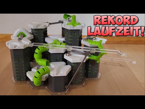 Gravitrax Rekord! längste Bahn auf einer Ebene.