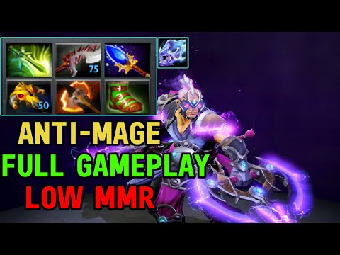 DOTA 2 ANTI MAGE FULL GAMEPLAY 822 GPM