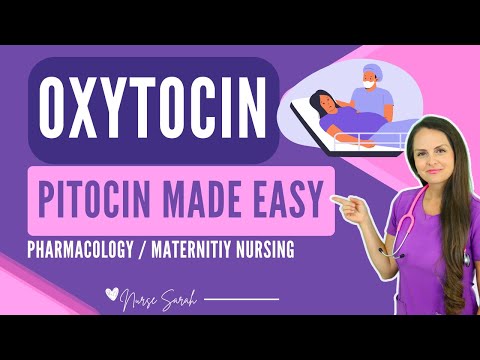 Oxytocin (Pitocin) Pharmacology Maternity Nursing Labor & Delivery Review