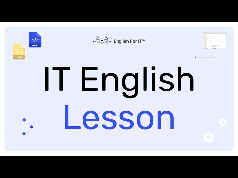 Free IT English Lesson