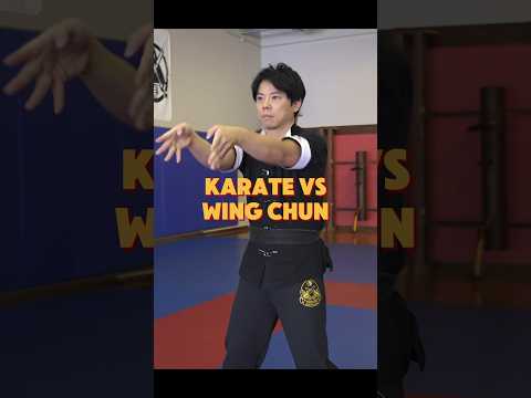 Karate vs Wing Chun #karate #wingchun #martialarts