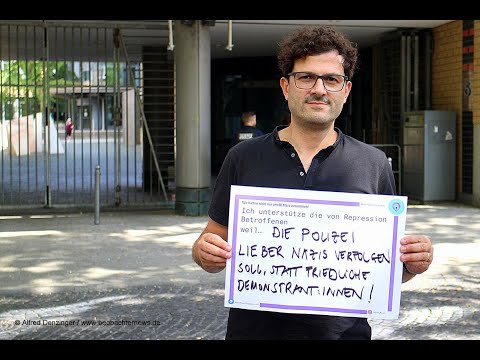 Rede von Luigi Pantisano, Die Linke - Von kräftigen, sehr verletzlichen Polizisten
