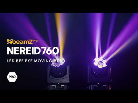 BeamZ Professional Nereid760 Outdoor LED Bee Eye Moving Head with Zoom