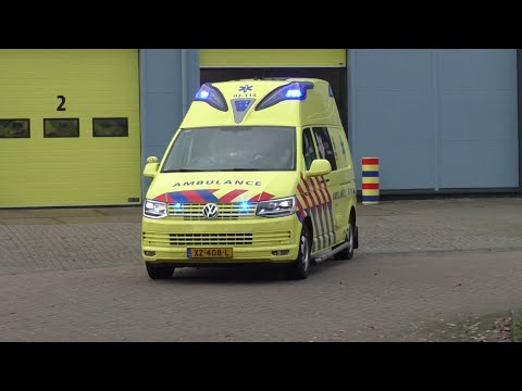 A1 Silverline T6 Ambulance 02-114 met spoed naar een melding in Leeuwarden!