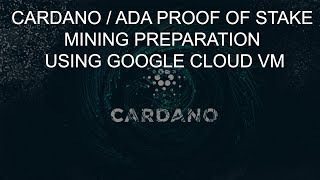 cryptocurrency cardano mining