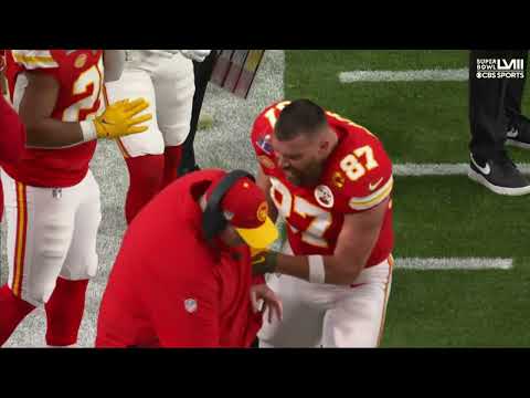 Travis Kelce FURIOUS at Andy Reid and bumps him