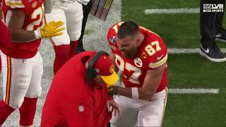 Travis Kelce FURIOUS at Andy Reid and bumps him