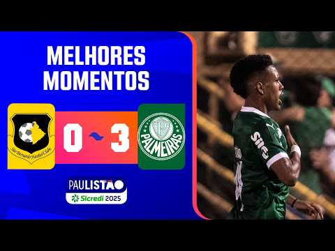 Gols e lances de São Bernardo x Palmeiras