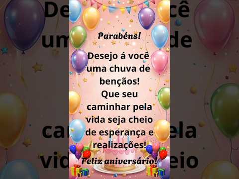 19 De Janeiro 🎀 Uma Mensagem de Aniversário Linda e Emocionante! Para alguém muito especial!