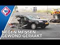Auto doormidden na zware aanrijding met busje - OMROEP WEST