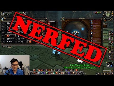 NERFED Fury Warrior Essence and PvP Talent Essences on Patch 8.2 PTR