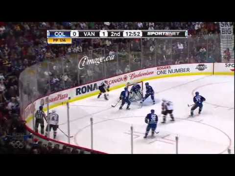 Vancouver Canucks vs Colorado Avalanche Game Highlights March 28th 2012