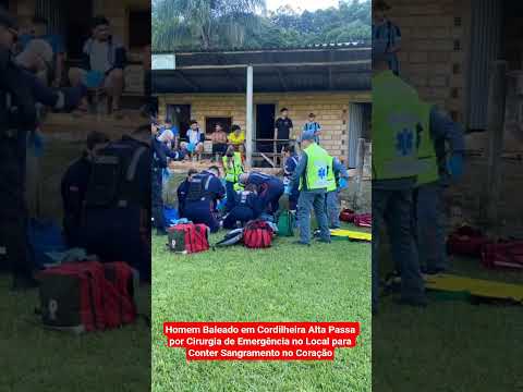 Homem Baleado em Cordilheira Alta Passa por Cirurgia de Emergência no Local para Conter Sangramento