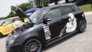 preview picture of video '痛車 SUZUKI SWIFT SPORT 黒翆号'